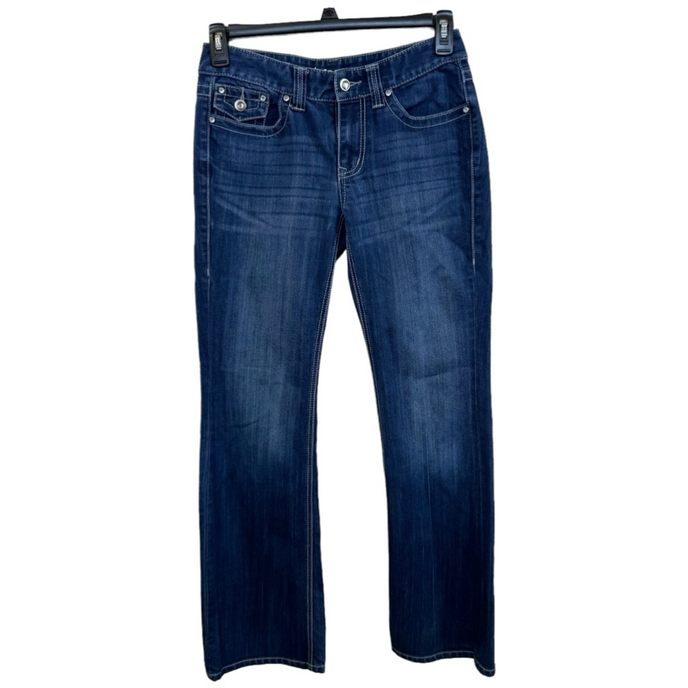 inc Denim Regular Fit Boot Leg size 6 blue jeans
